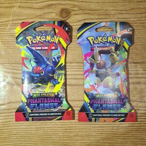 Pokemon Phantasmal Flames Booster Packs (X2) NEW